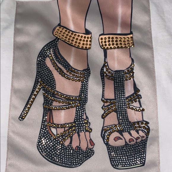 Shoe Diva Sparkly Glam Tee w Rhinestones [TO-76] - Picture 8 of 8